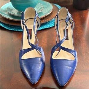 Chic Blue Strappy Heels for Women stylish heels
